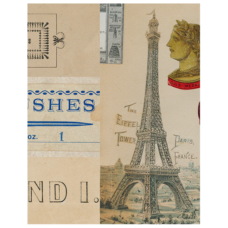 Notes / Artist's Brushes / My Love / Eiffel Tower (p 90)