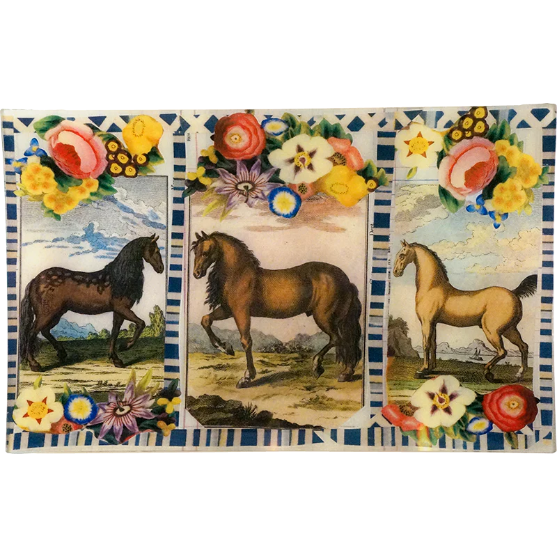3 Horses (Collage)