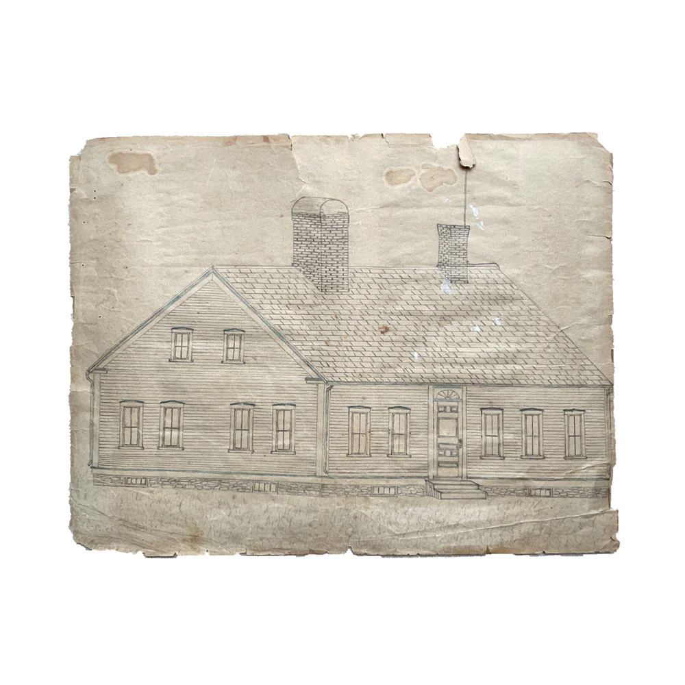 19th Century Naive Architecture Rendering No. 2
