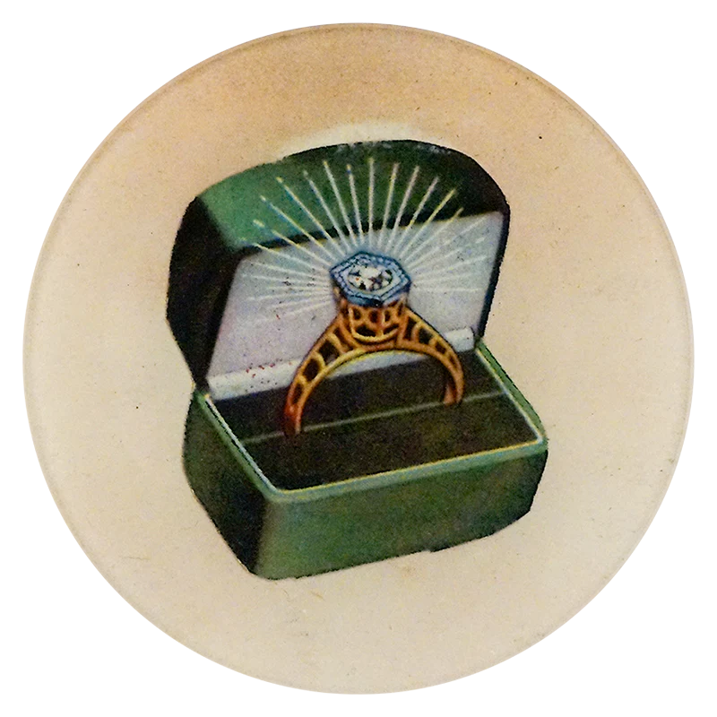 Green Velvet Ring Box