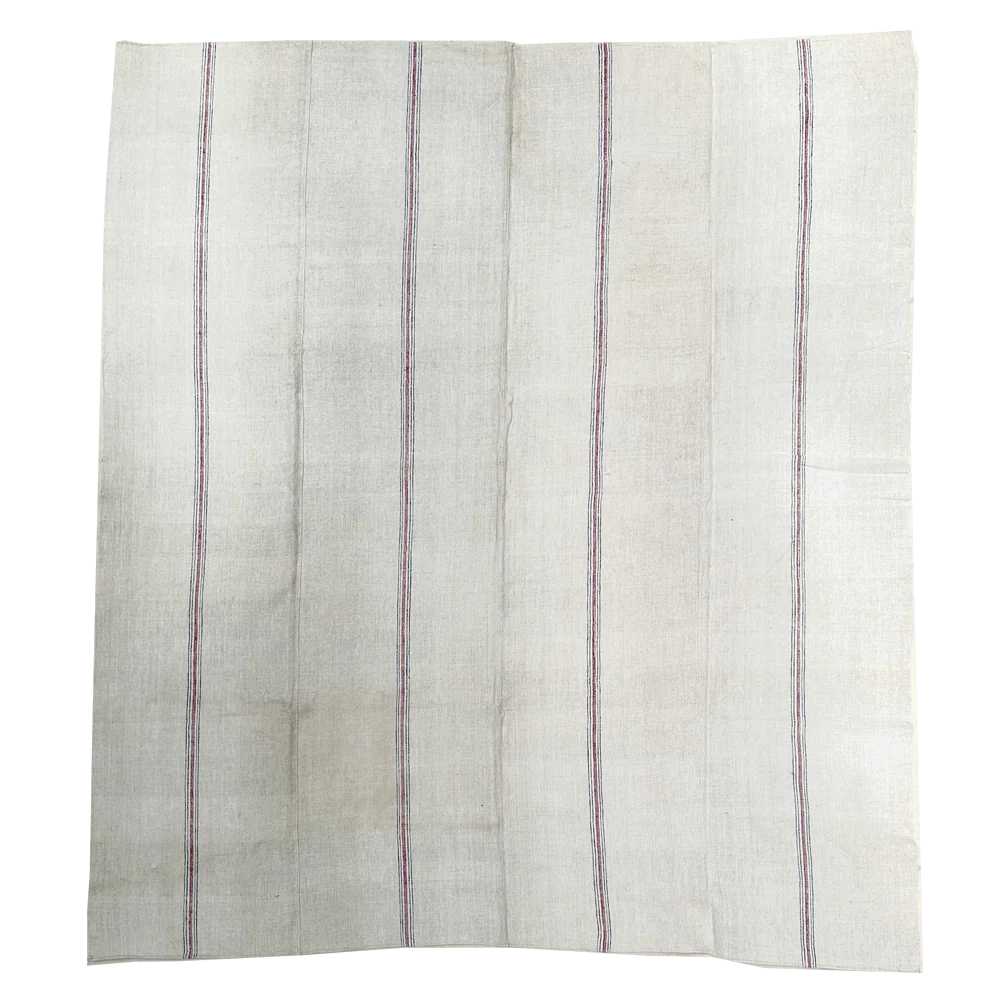 8'1" x 7'2" Antique European Linen Wagon Cover (#4)