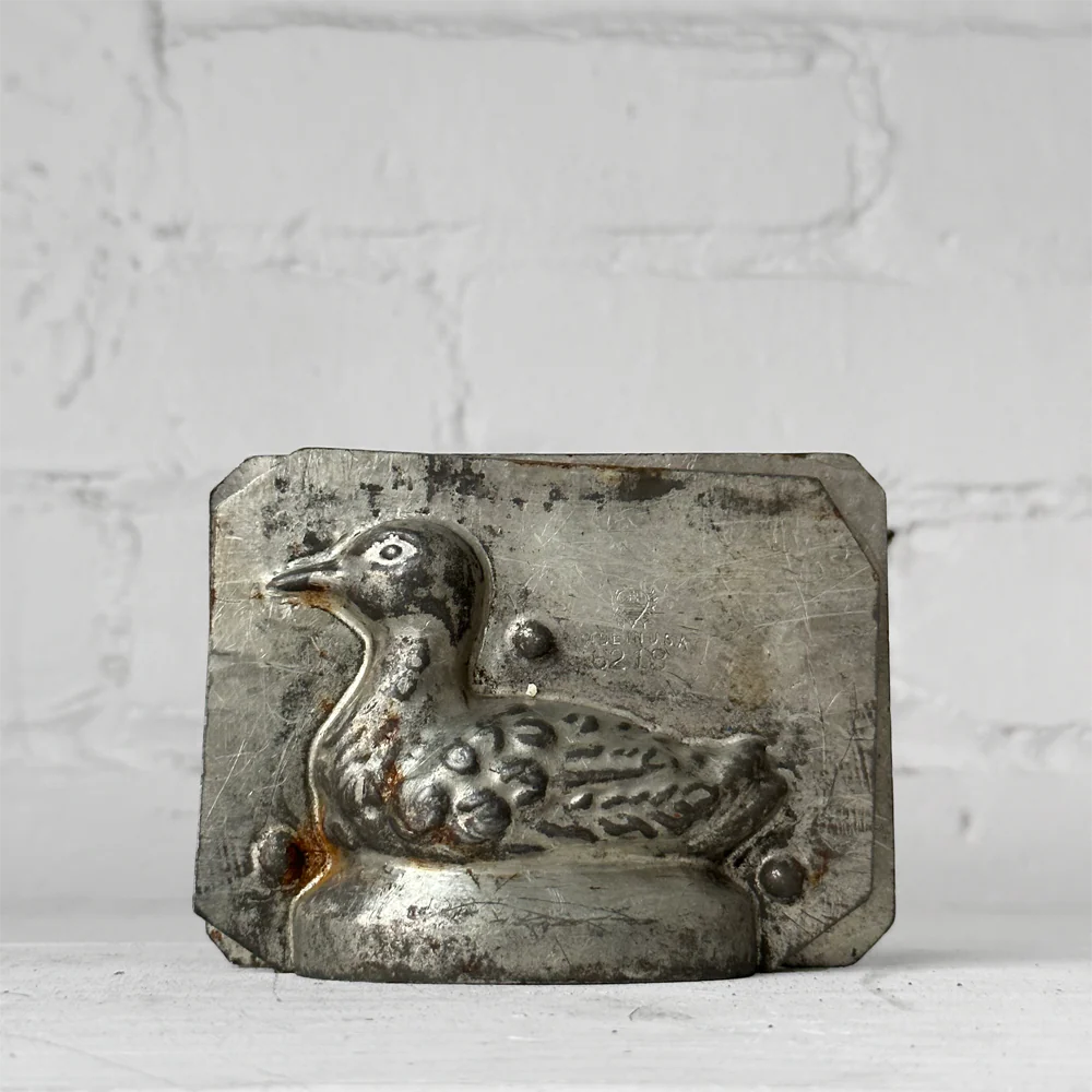 Antique Chocolate Duck Tin Mold (#38)