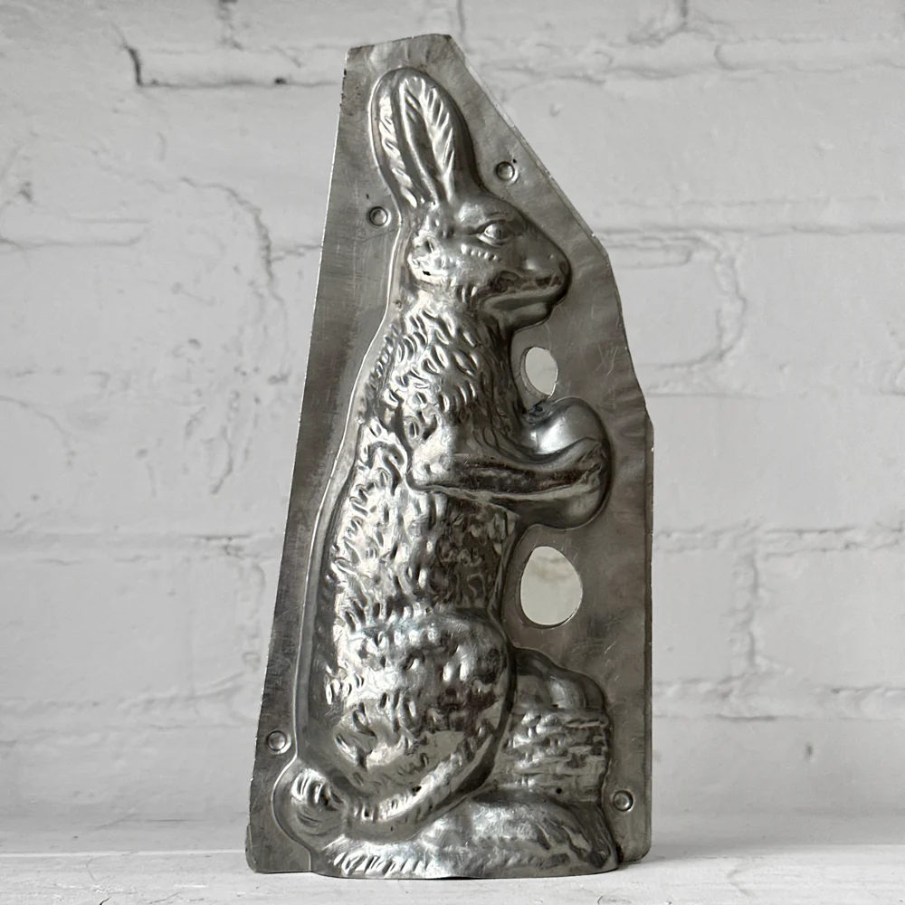 Antique Chocolate Rabbit Tin Mold (#22)