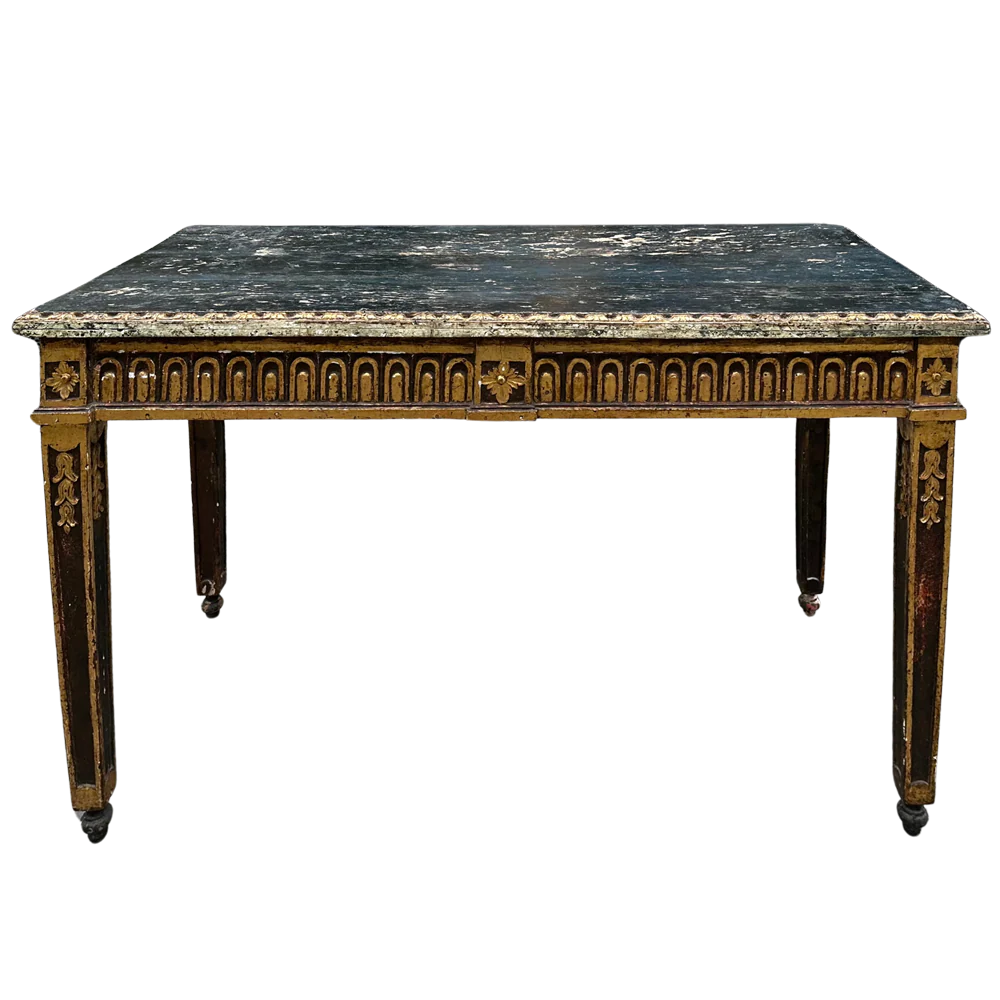 Antique Italian Neo Classic Console Table