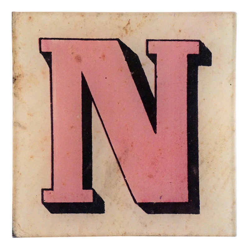 Block Letter N