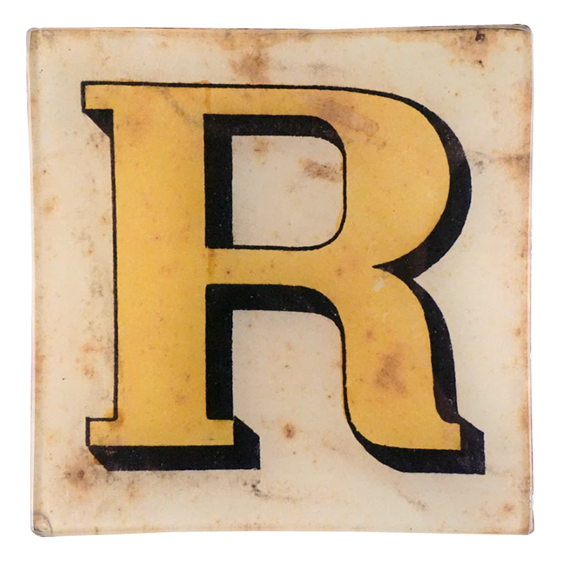 Block Letter R
