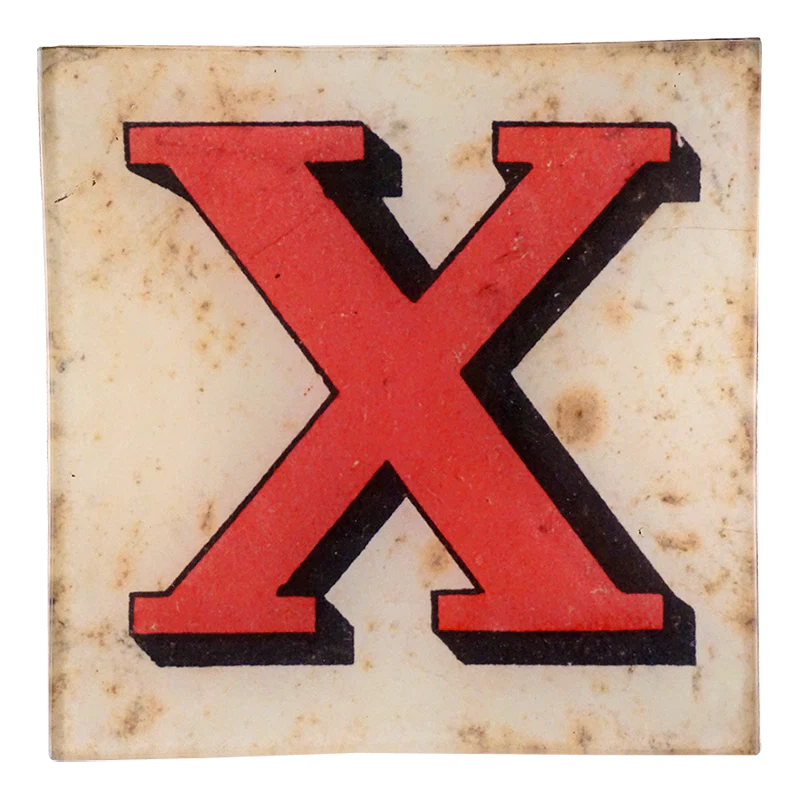 Block Letter X