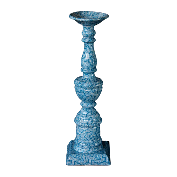 Blue Coral Candlestick