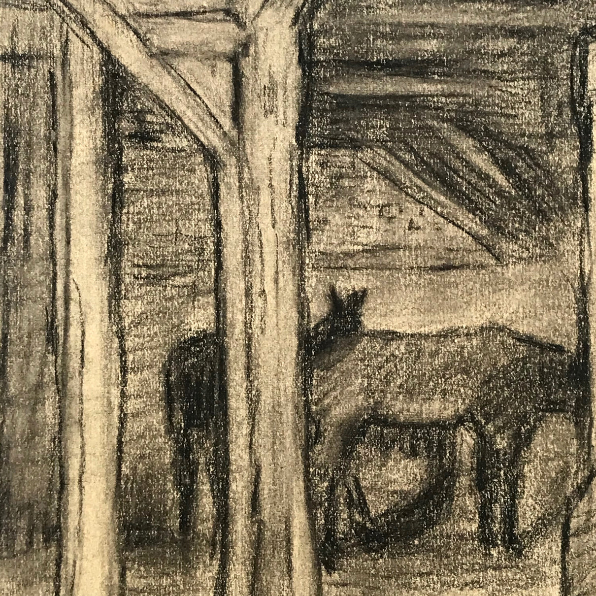 Evert Rabbers Barn Drawing 59 - Image 2