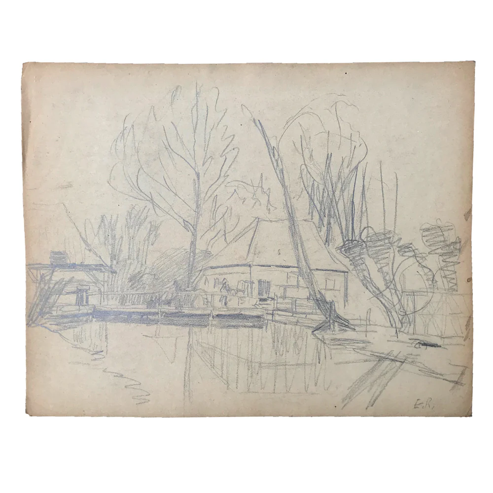 Evert Rabbers Landscape Drawing 33