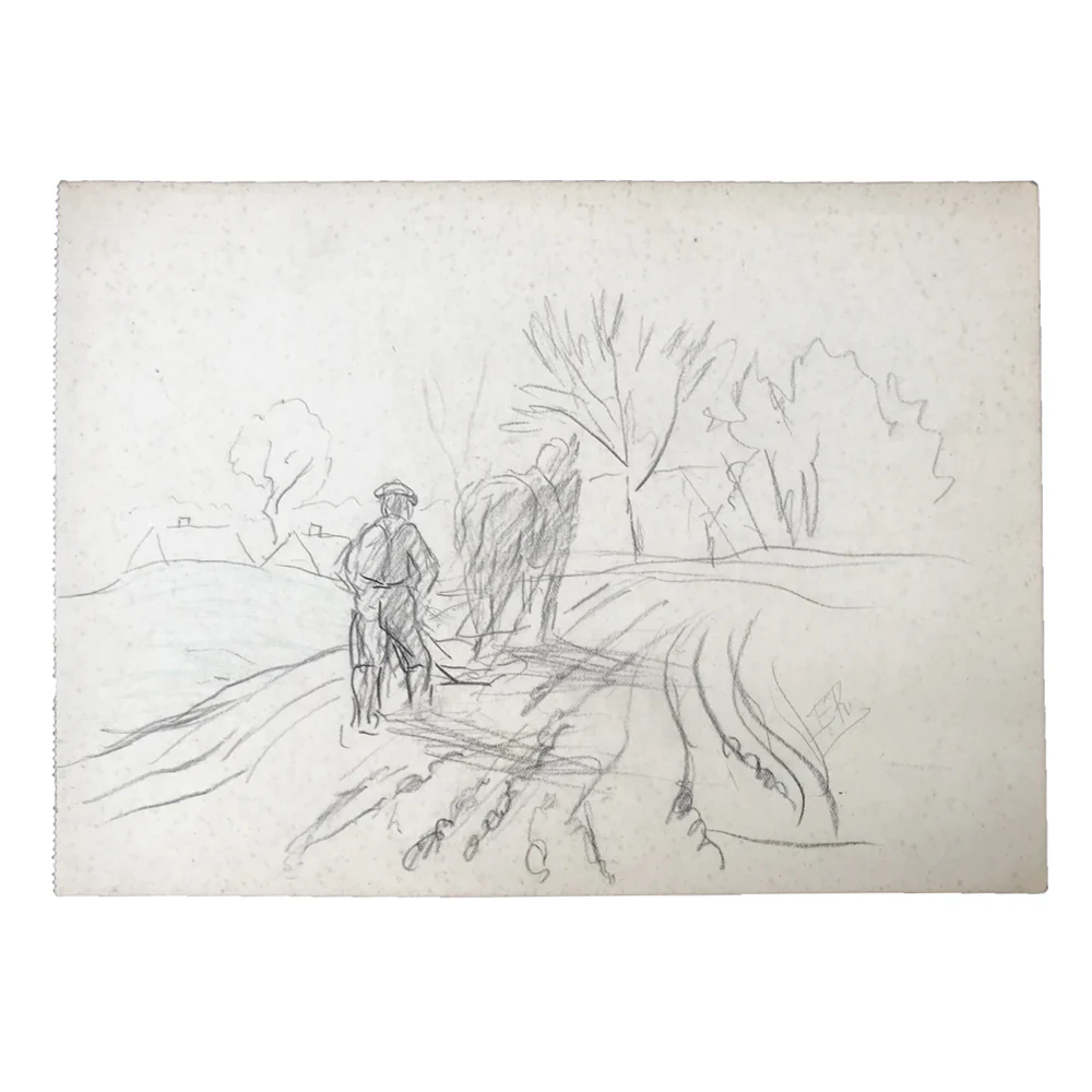 Evert Rabbers Landscape Drawing 43