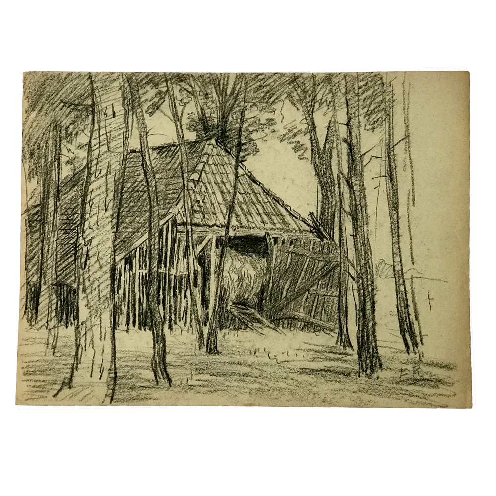Evert Rabbers Landscape Drawing 60