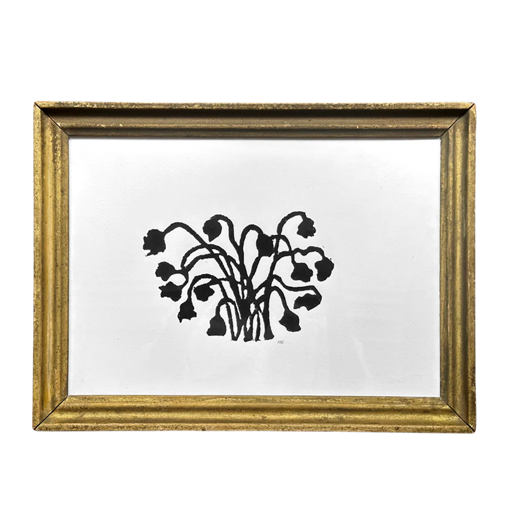 "Flower Arrangement" in an Antique Frame
