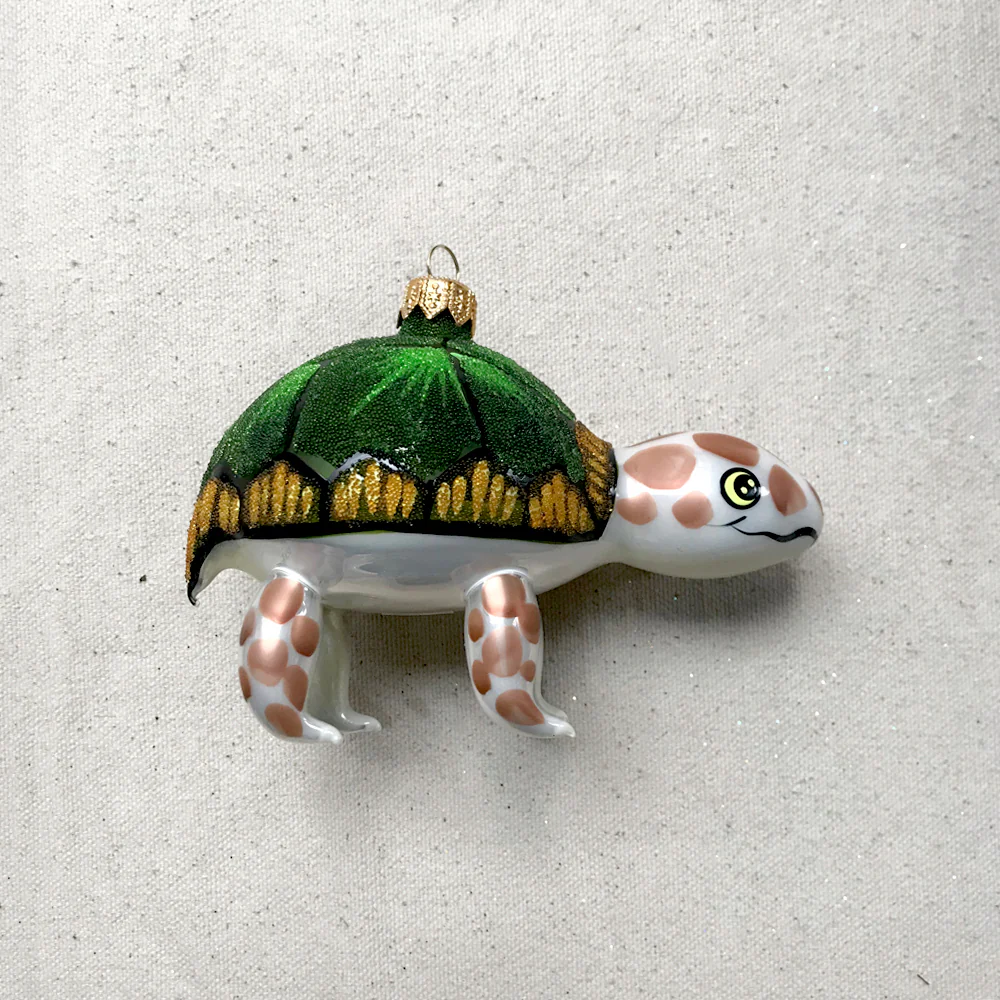 Green & Brown Turtle Ornament