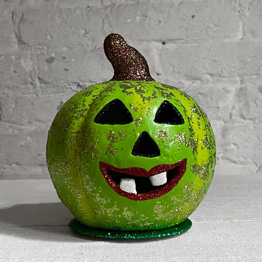 Green Pumpkin Head