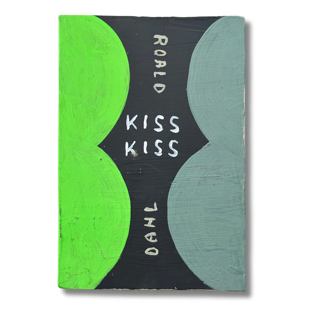 Leanne Shapton "Kiss Kiss" Painted Wooden Book