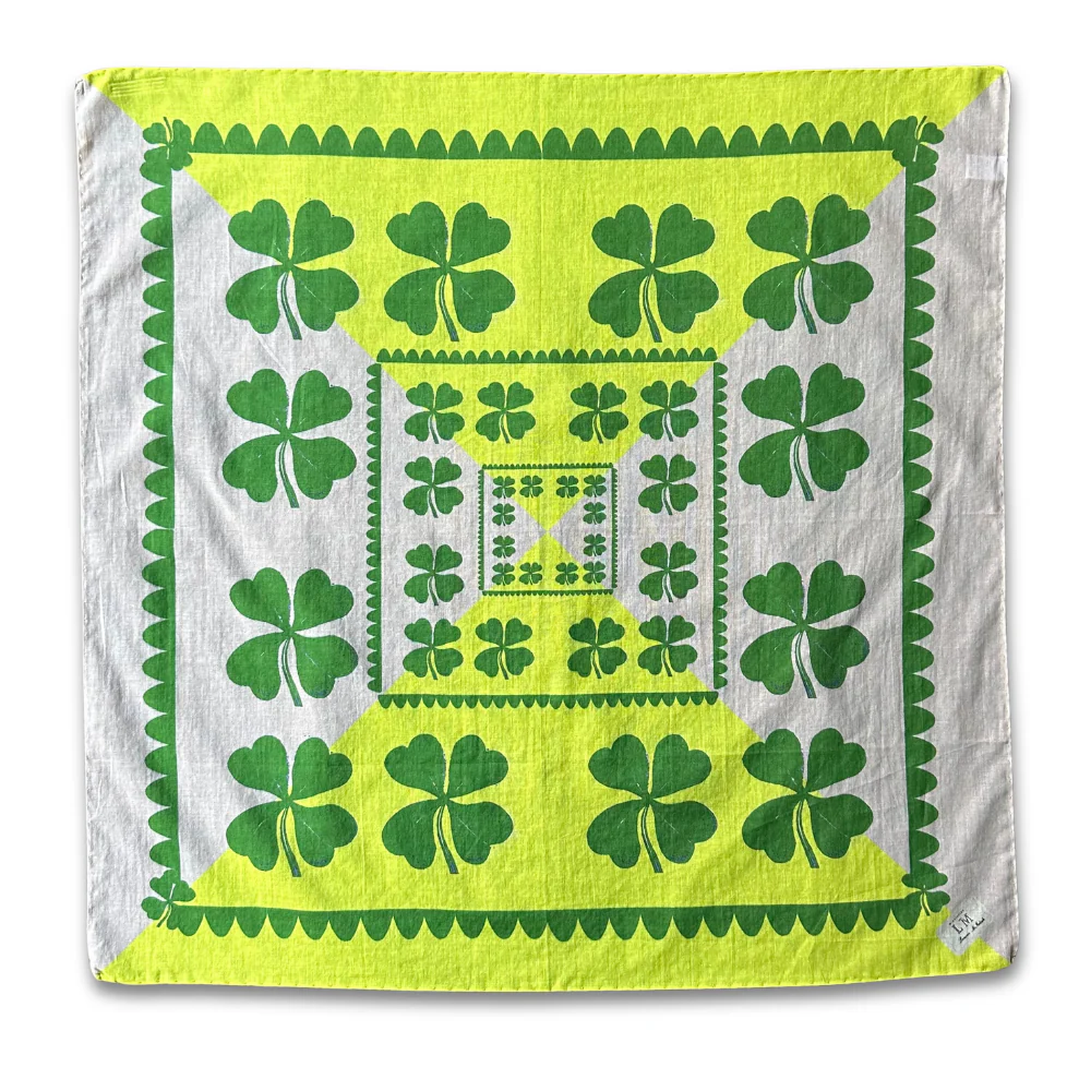 Minnieolga Green Clover Bandana