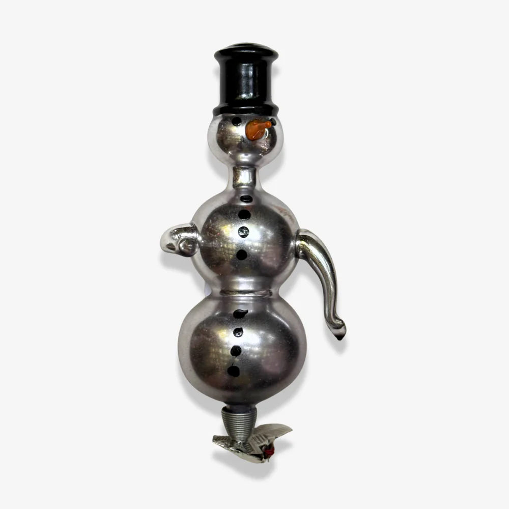 Nostalgic Clip On Snowman Ornament