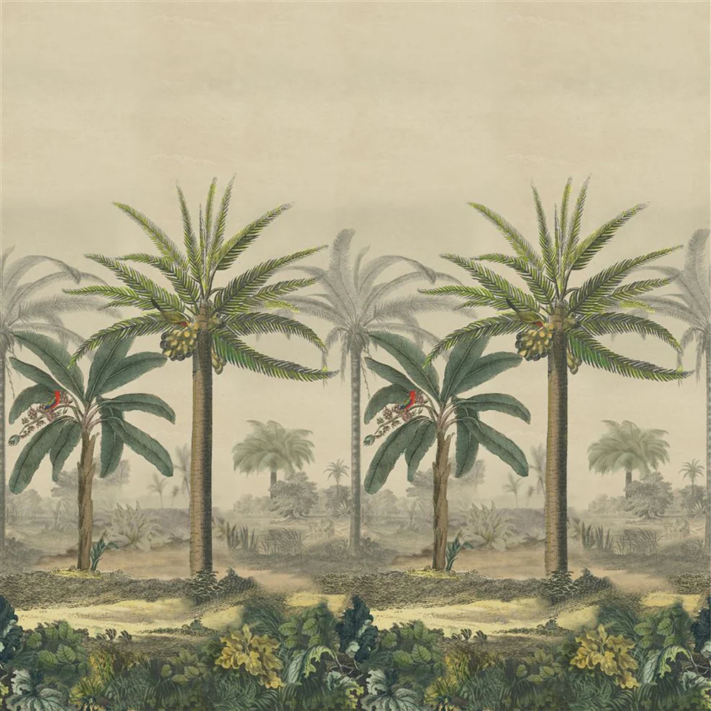 Palm Trail Scene 2 Sepia