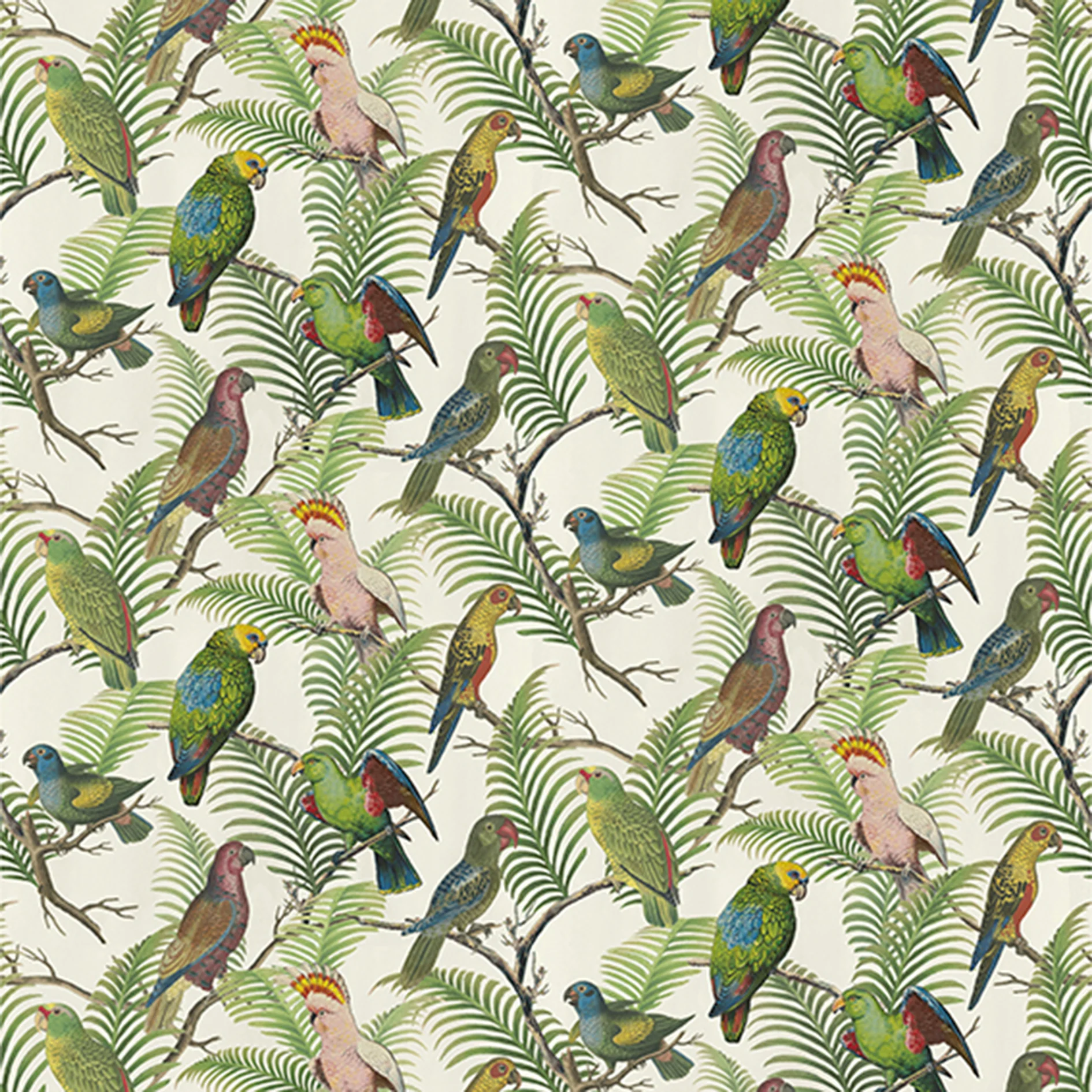 Parrot and Palm Azure