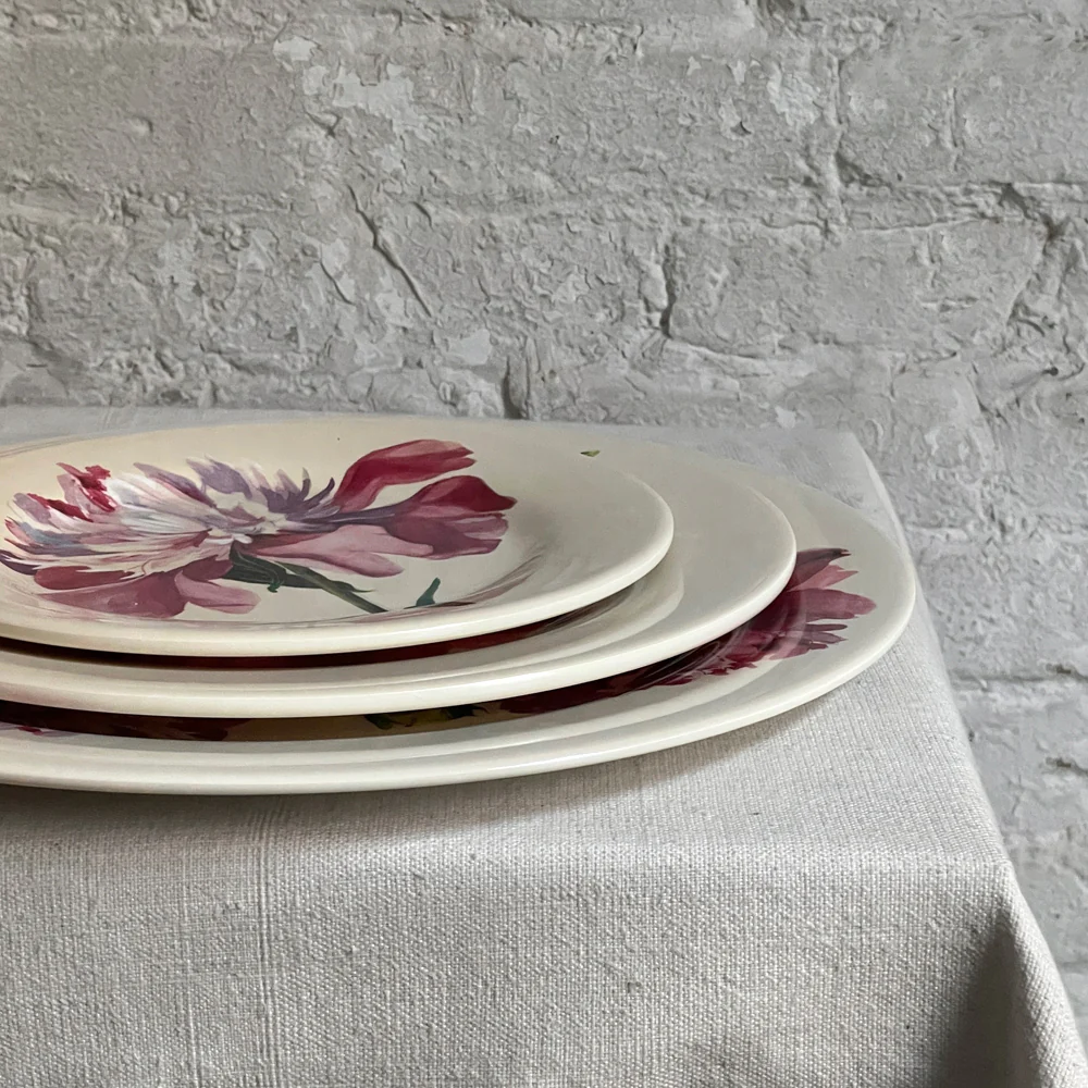 Peony 13" Large Plate - Image 5