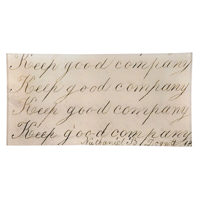 Keep Good Company (Cursive)