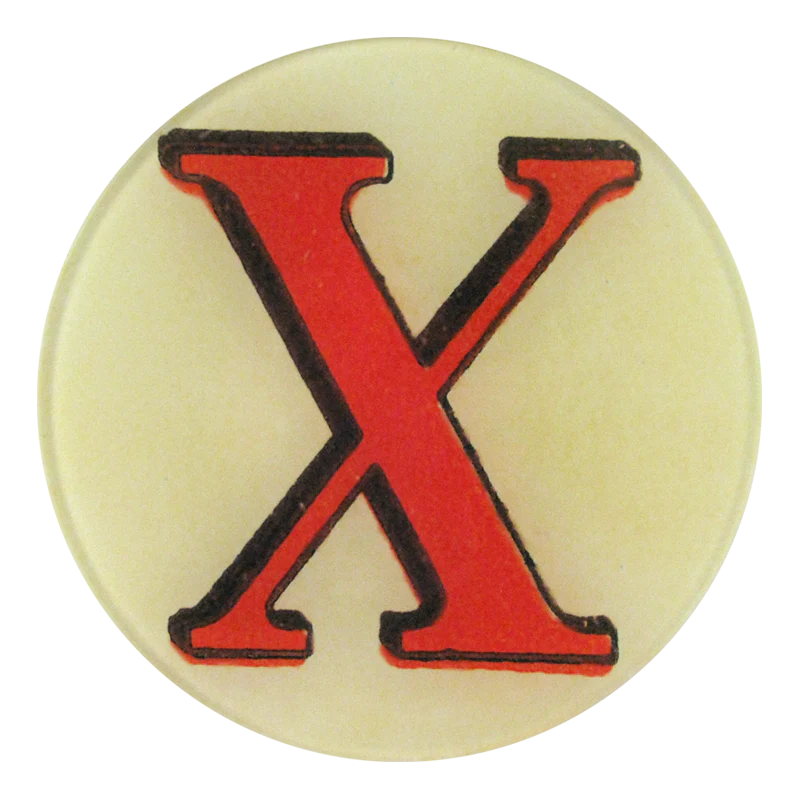 Red Letter X
