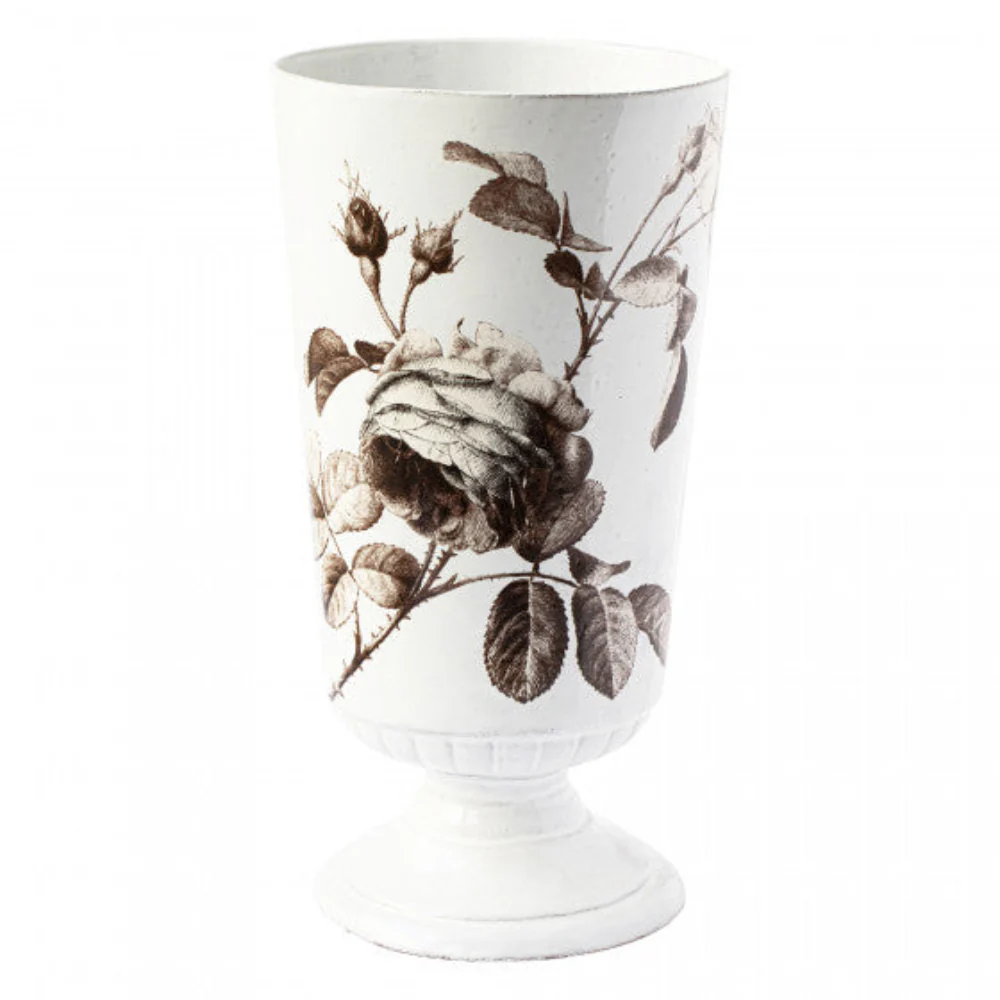 Sepia Rose Vase