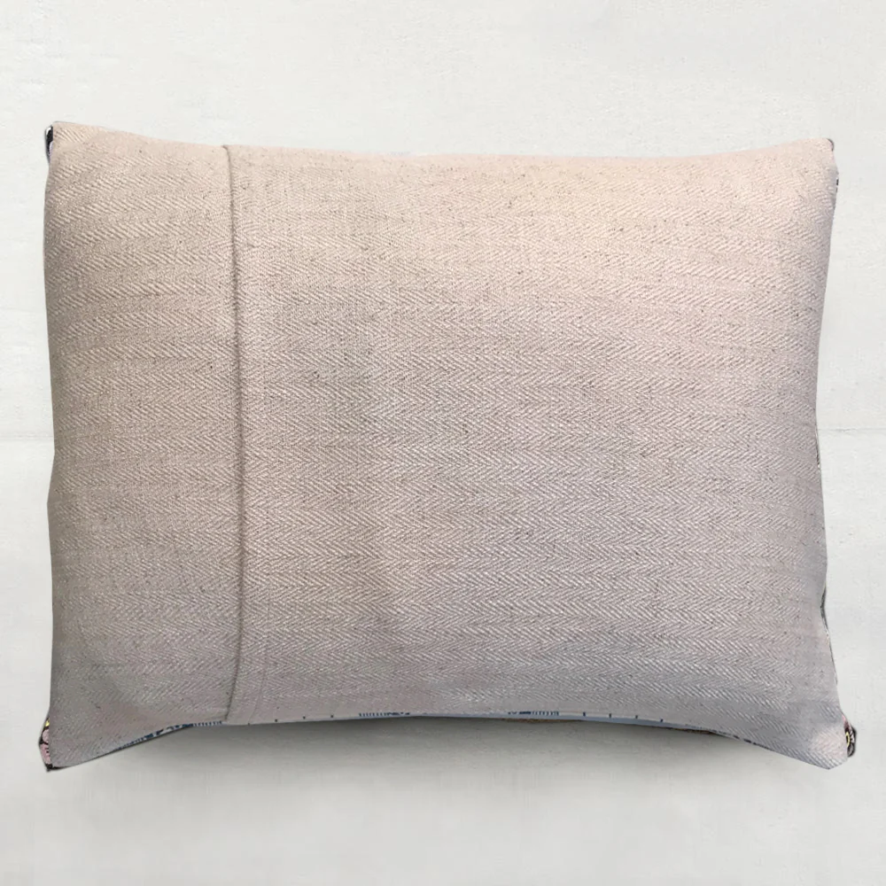 Small Grenades Pillow (No. 2A) with Linen Backing - Image 3