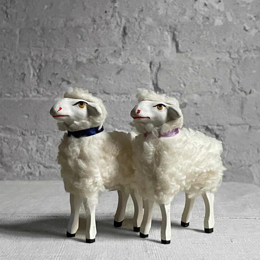 Small Nostalgic Sheep Figurine
