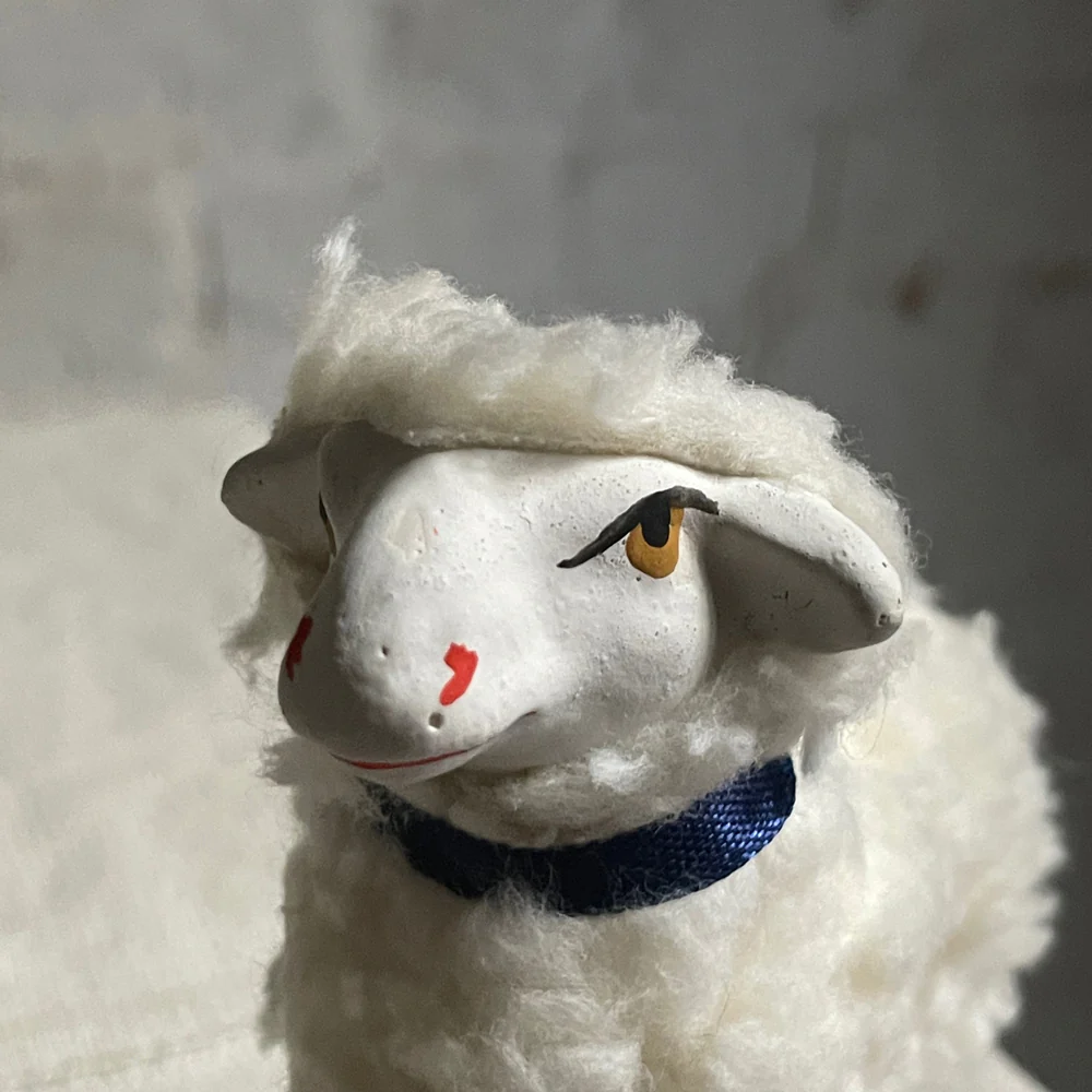 Small Nostalgic Sheep Figurine - Image 2