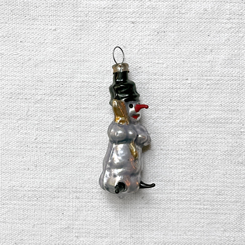 Nostalgic Snowman with Free Blown Nose Ornament