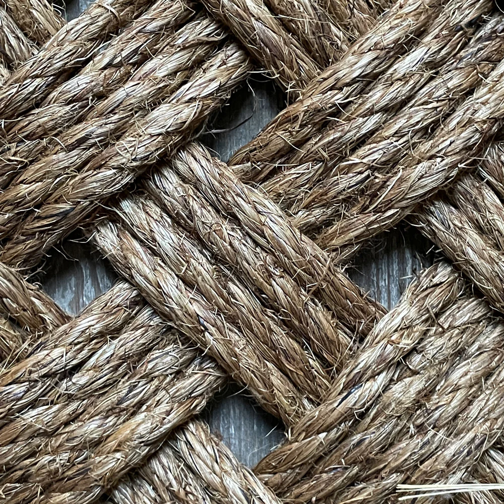 Square Woven  Nautical Rope Entry Rug Doormat - Image 4