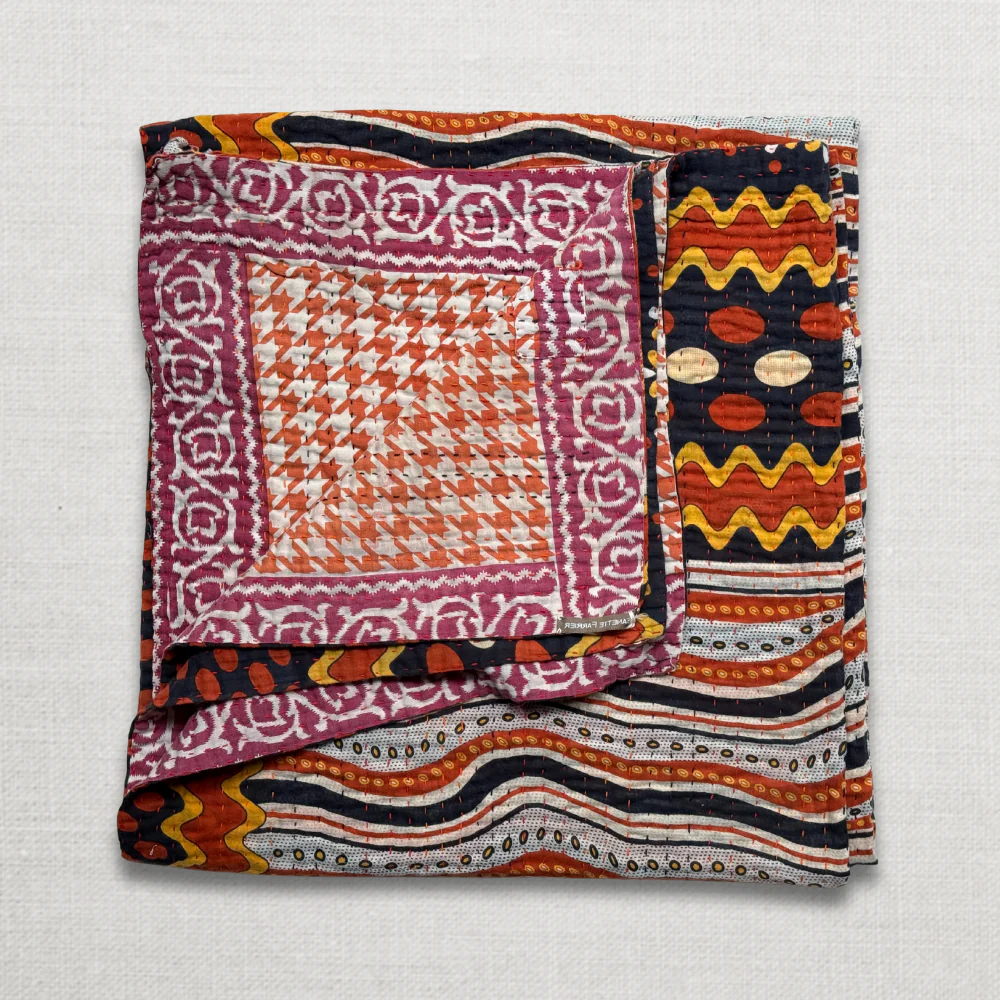 Vintage Sari Throw (#11-5)