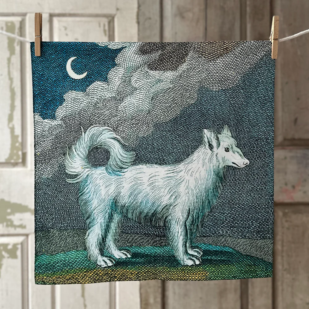 Wolf Dog Cotton Bandana - Image 2